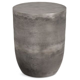 Morris - Metal End Table - Antique Silver - Furniture Home Direct