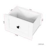 Vanity Desk With Lights And Built In Mirror In White - Furniture Home Direct