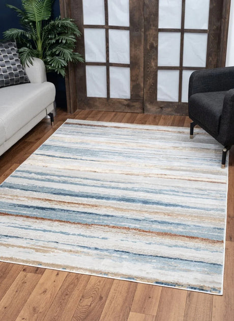 Elegance - 5'3" X 7'3" Area Rug - Multi, Polyester - Furniture Home Direct