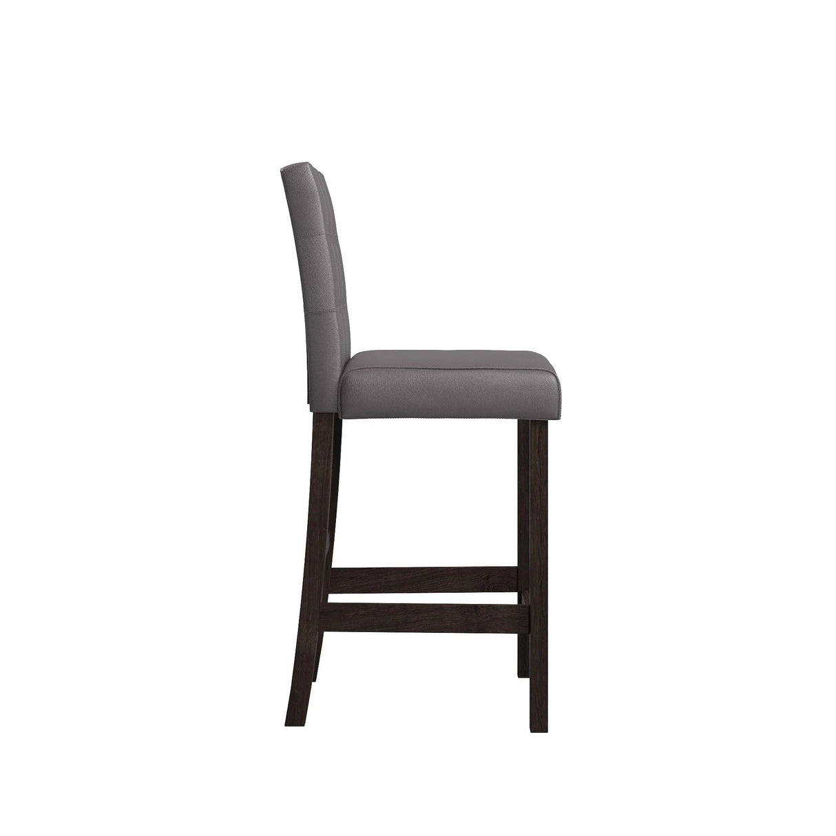 Leon - Bar Table And 4 Bar Stools - Espresso / White - Furniture Home Direct