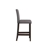 Leon - Bar Table And 4 Bar Stools - Espresso / White - Furniture Home Direct