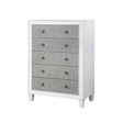 Katia - Weathered Chest - White - Furniture Home Direct