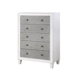 Katia - Weathered Chest - White - Furniture Home Direct