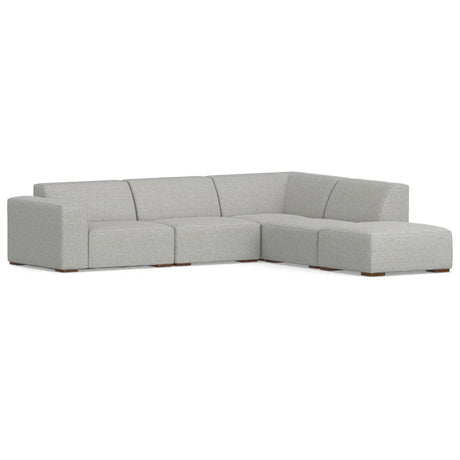 Rex - Handcrafted Sectional Sofa And Ottoman - Furniture Home Direct
