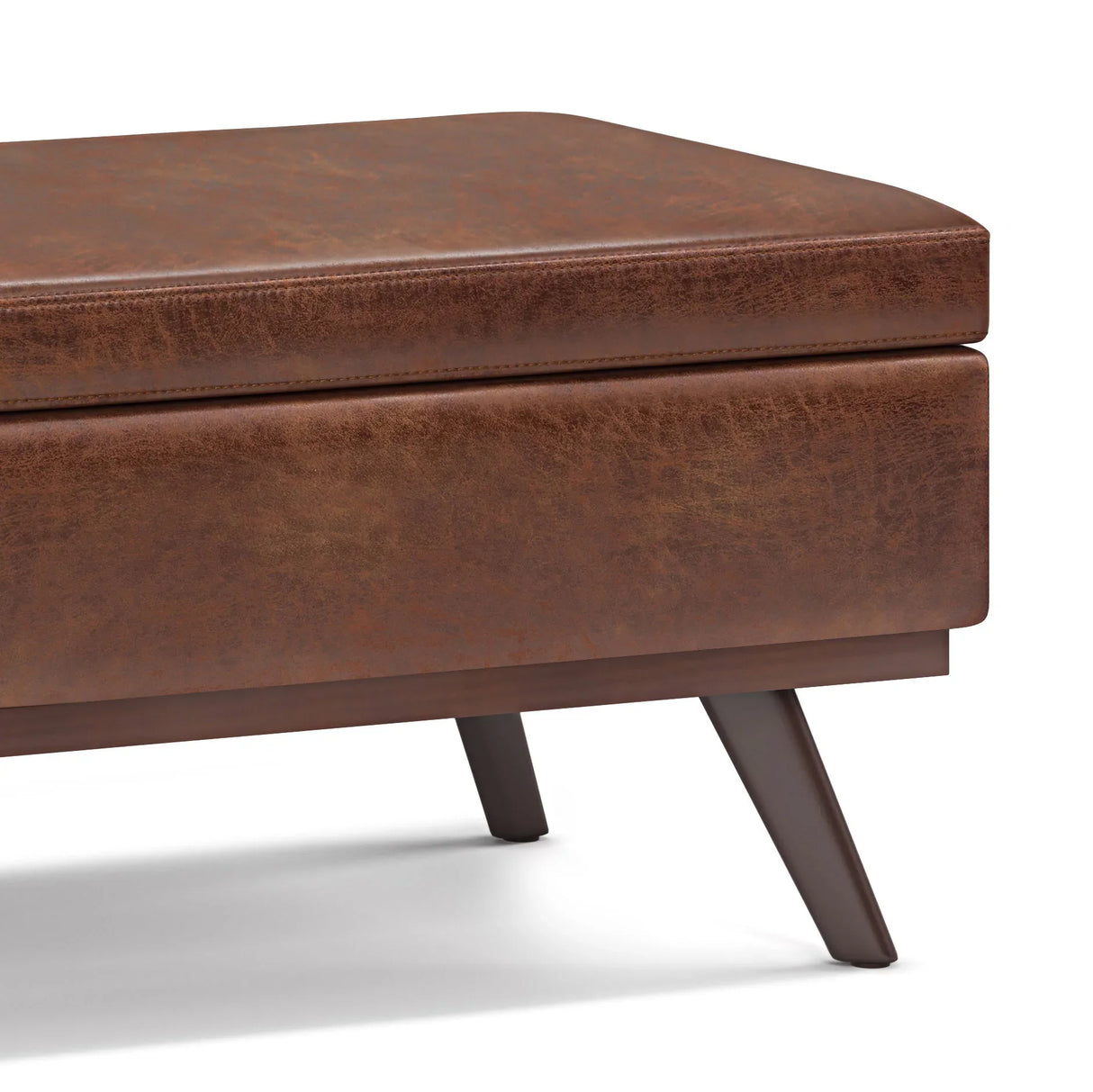 Owen - Lift Top Large Coffee Table Storage Ottoman, Mid Century Style - Furniture Home Direct
