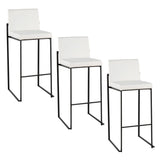 Fuji - Contemporary High Back Barstool Elegant Design - Furniture Home Direct