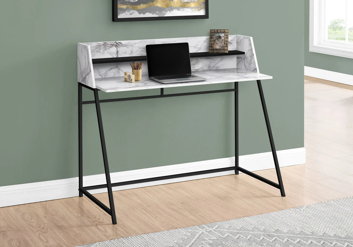 Computer Desk For Home Office Laptop, Storage Shelves, Contemporary & Modern - Furniture Home Direct