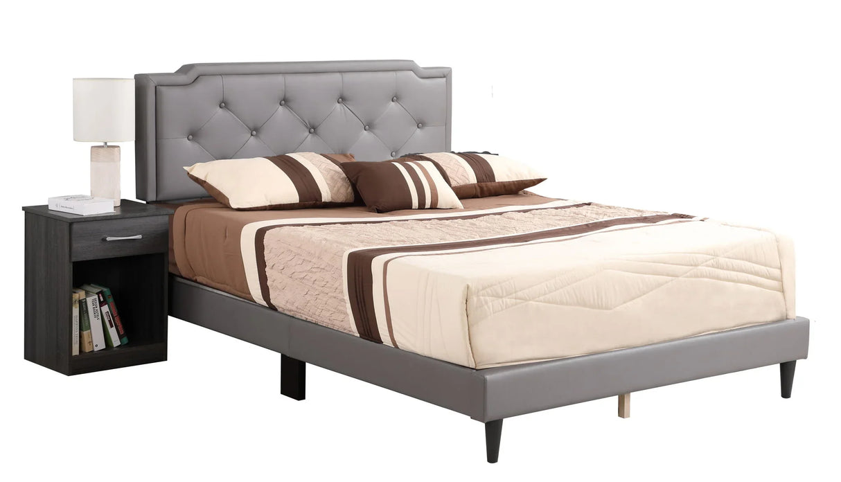 Button Tufted Bed Charming For Cozy Spaces - Furniture Home Direct