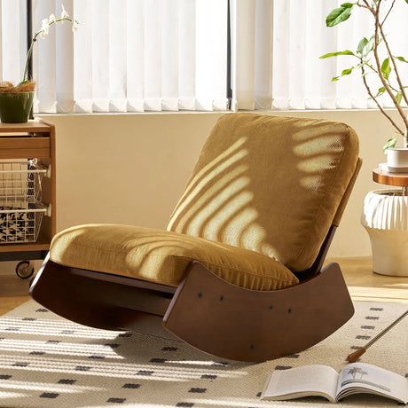 Comfortable High-Quality Upholstery Glider Rocking Chair - Furniture Home Direct