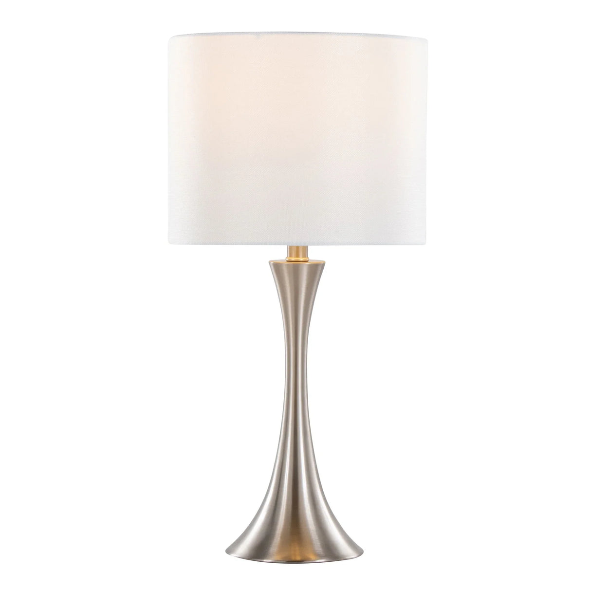 Lenuxe - Contemporary Semi Gloss Table Lamp (Set of 2) - Furniture Home Direct