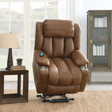 Pacay - Power Motion Recliner With Lift Heating Massage Function - Furniture Home Direct