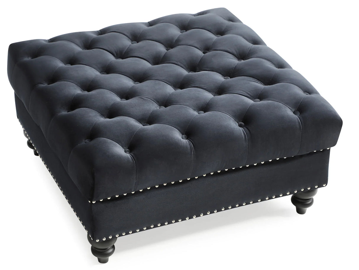 Soft Charming Traditional Ottoman - Furniture Home Direct