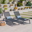 Chaise Lounge Set Of Two - Furniture Home Direct