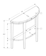 Accent Console Table For Entryway, Space-Saving Profile - Furniture Home Direct