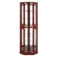 6 Shelf Corner Curio Display Cabinet With Lights, Mirrors And Adjustable Shelves (E26 Light Bulb Not Included) - Furniture Home Direct