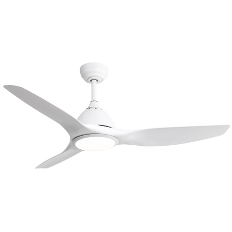 Modern Ceiling Fan With 22W Led Light, 3 ABS Fan Blades Dc Motor Ceiling Fan For Bedroom Living Room - Furniture Home Direct