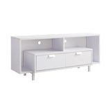 Modern TV Stand & Two Shelves And Two Drawers - Furniture Home Direct