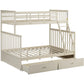 Bunk Bed With Ladder, And Safety Guard Rails - Furniture Home Direct