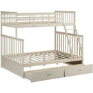 Bunk Bed With Ladder, And Safety Guard Rails - Furniture Home Direct
