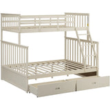 Bunk Bed With Ladder, And Safety Guard Rails - Furniture Home Direct