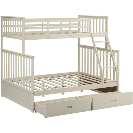 Bunk Bed With Ladder, And Safety Guard Rails - Furniture Home Direct