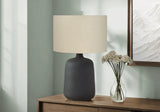 Lighting, Table Lamp Contemporary - Black - Furniture Home Direct