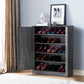 Shoe / Storage Cabinet With Two Doors Five Shelves - Furniture Home Direct