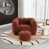 Soft Chenille Bean Bag Chair With High Resilient Foam - Furniture Home Direct