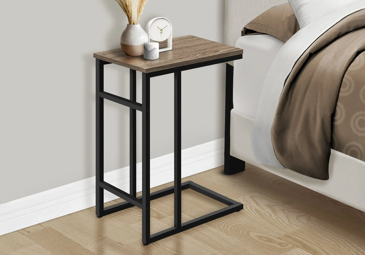 Accent Table, C - Shaped, Contemporary & Modern, Versatile Use - Furniture Home Direct