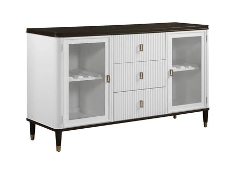 Carene - Server - Brown / White - Furniture Home Direct
