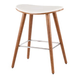 Saddle - Contemporary Counter Stool (Set of 2) - Furniture Home Direct