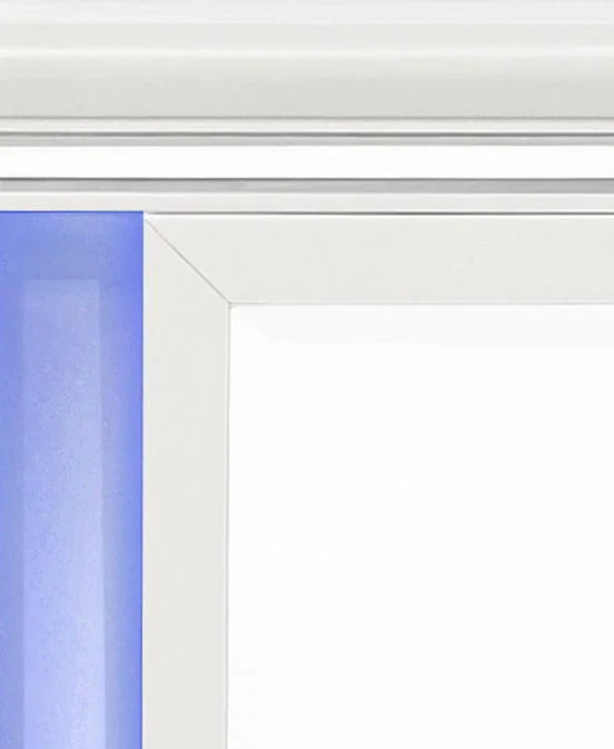 Tarian - Mirror With LED - White - Furniture Home Direct