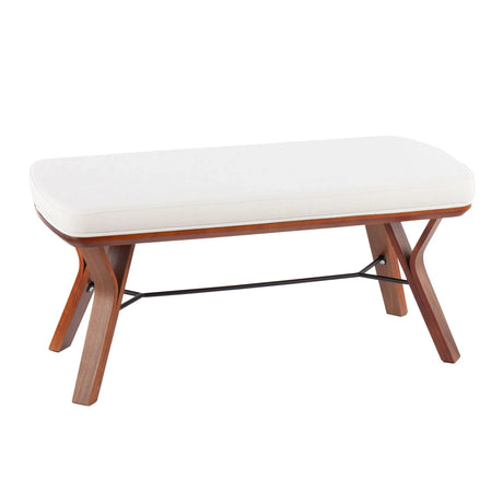 Folia - Mid Century Modern Bench - Furniture Home Direct