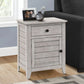 Accent Nightstand, Storage Drawer, Transitional - Furniture Home Direct
