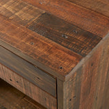 Renu - Nightstand With Drawer - Light Brown Multi - Furniture Home Direct