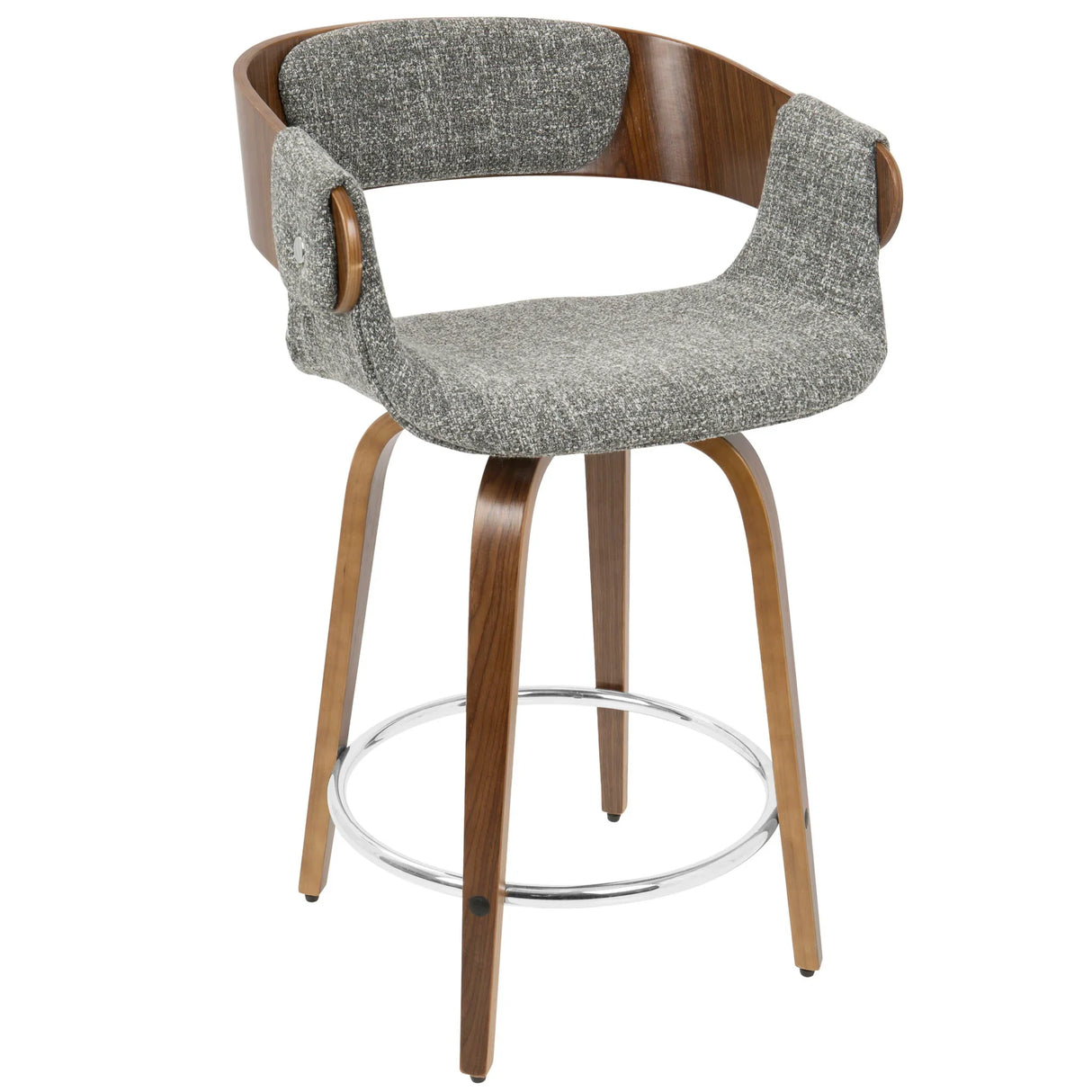 Elisa - Mid Century Modern Counter Stool (Set of 2) - Furniture Home Direct