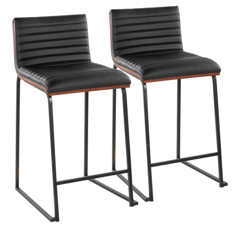 Mason Mara - Contemporary Fixed Height Quality Counter Stool (Set of 2) - Furniture Home Direct