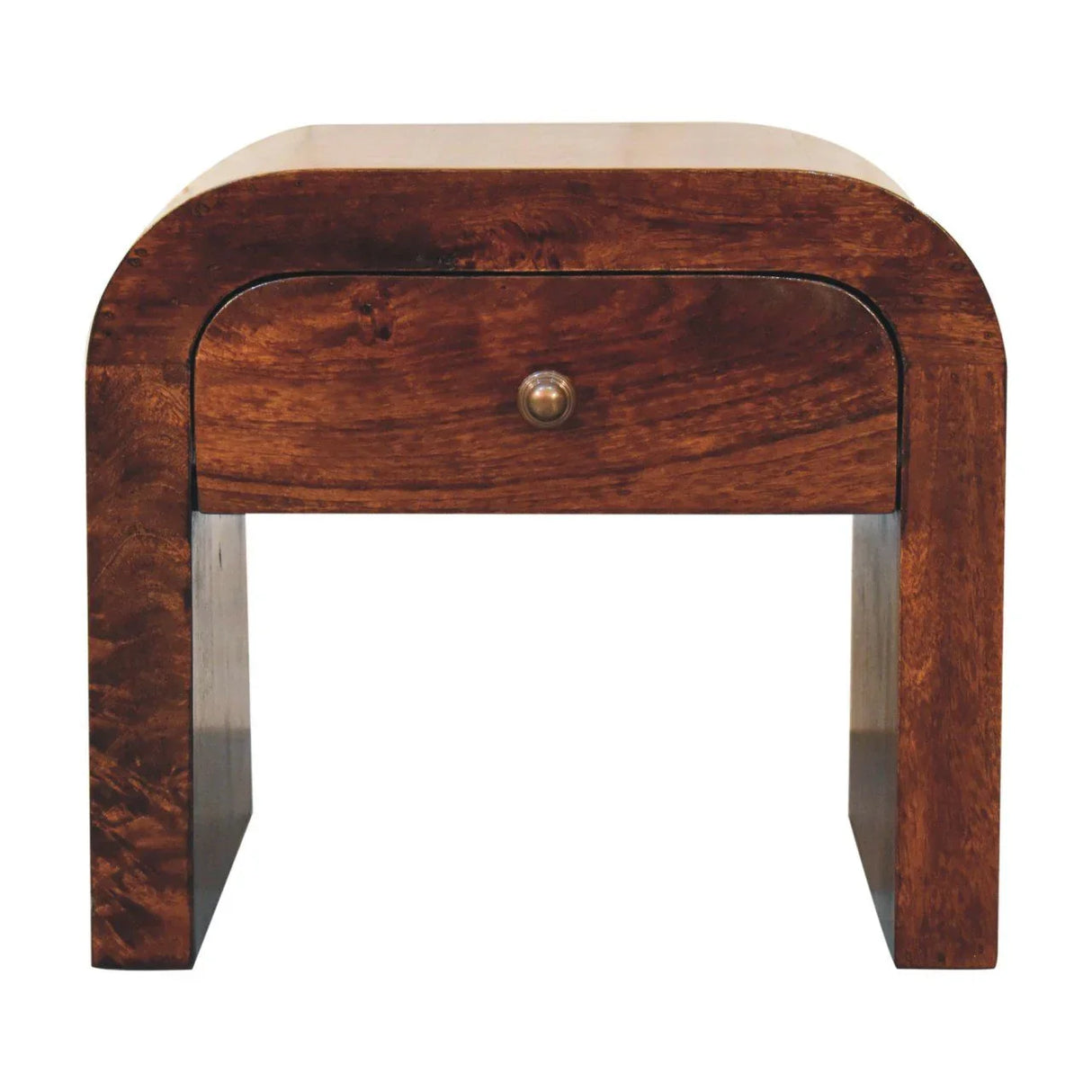 Mini Darcy - Nightstand With Curved Edges - Furniture Home Direct