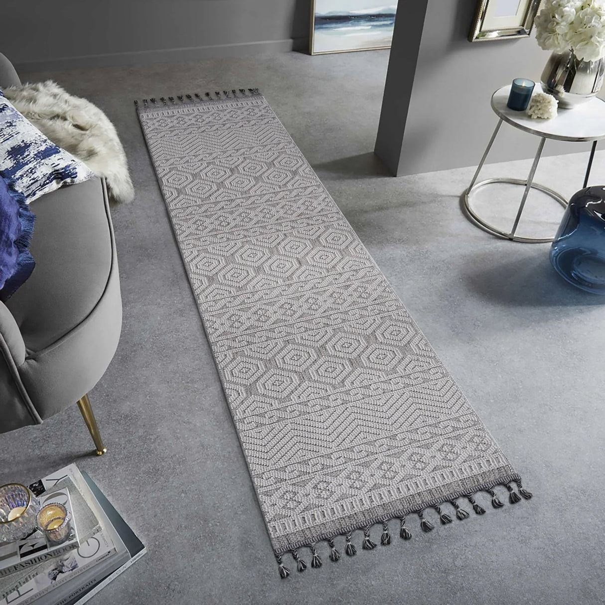 Guros - Trendy Geometric Indoor / Outdoor Rug - Furniture Home Direct