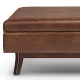 Owen - Upholstered Rectangular Storage Ottoman - Furniture Home Direct