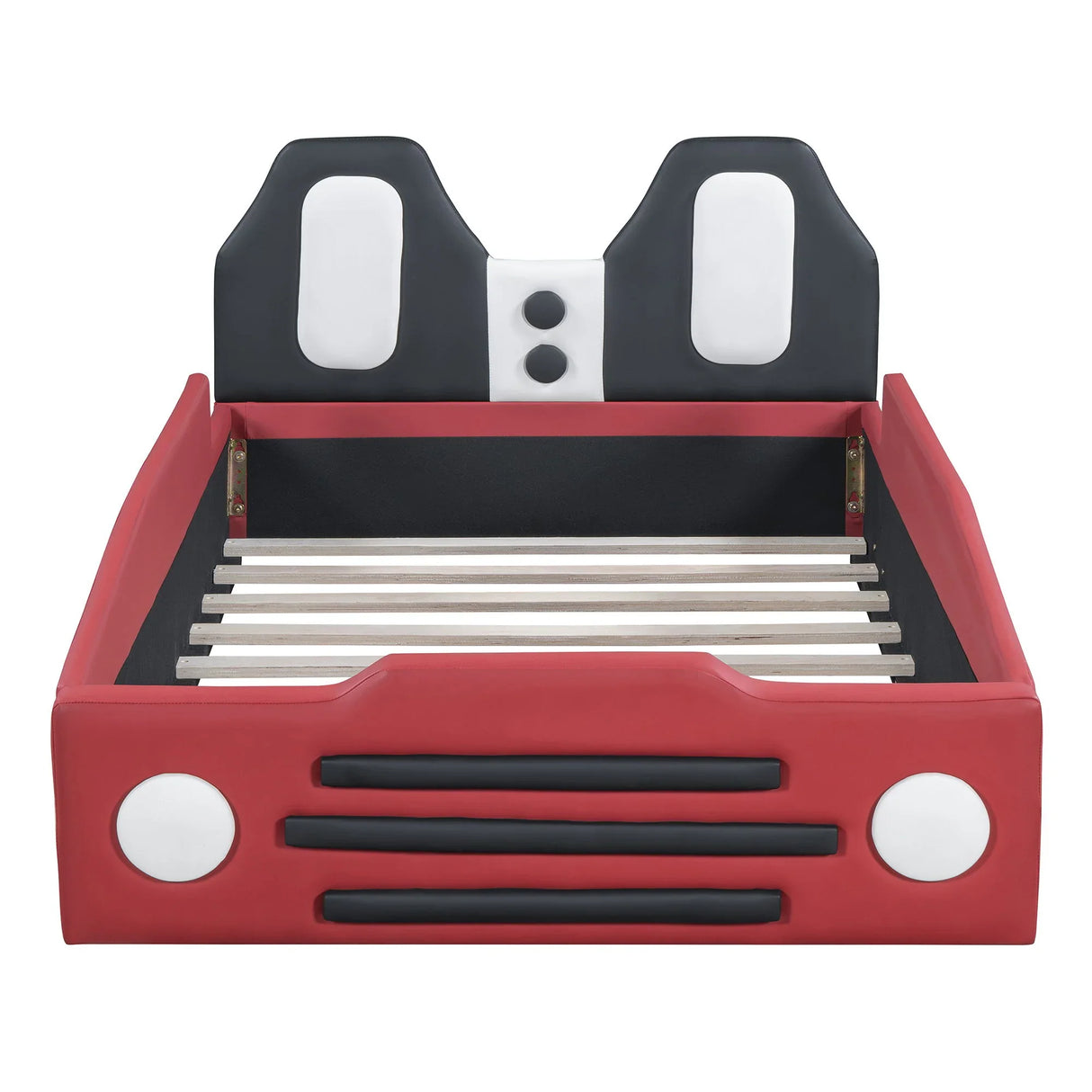 High Quality Race Car Shaped Platform Bed & Wheels - Furniture Home Direct