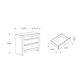 Lucille - Nightstand With Spacious Drawers - Furniture Home Direct