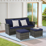 3 Piece Outdoor Patio Set - Furniture Home Direct