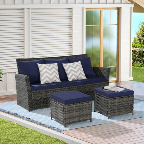 3 Piece Outdoor Patio Set - Furniture Home Direct