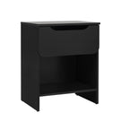 Modern Minimalist 1 Drawer Nightstand With Cubby - Furniture Home Direct