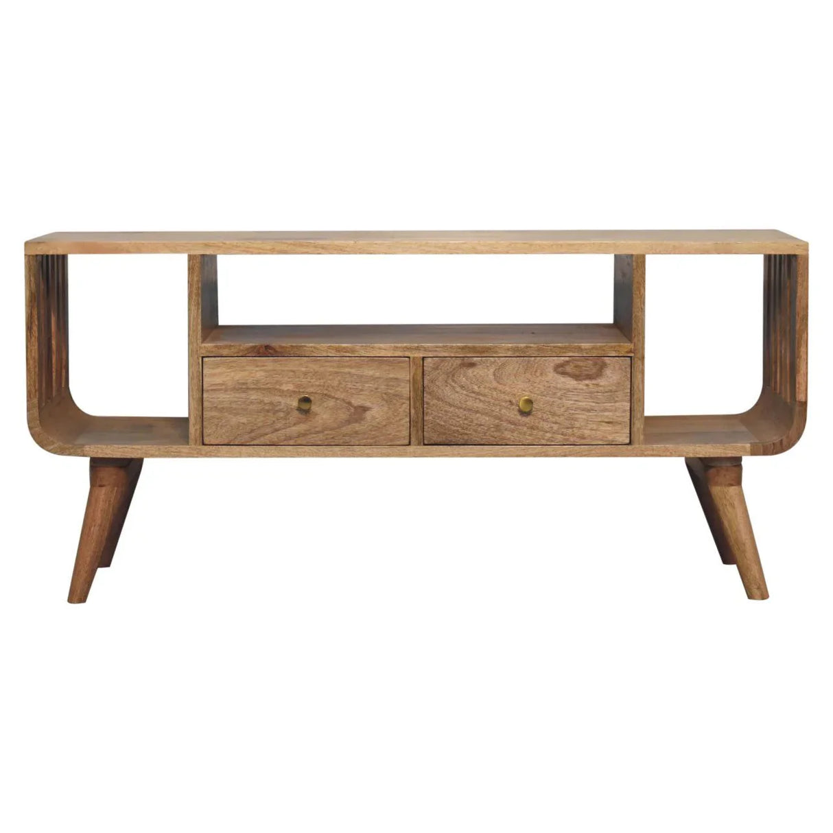 Soba - Nordic Multi Media Unit - Brown - Furniture Home Direct