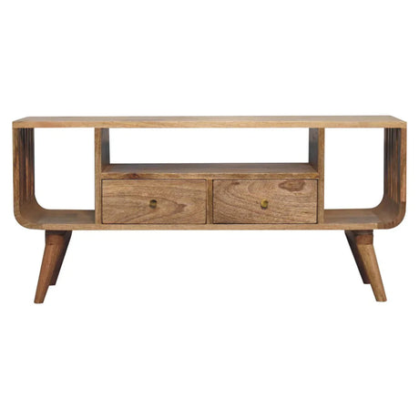 Soba - Nordic Multi Media Unit - Brown - Furniture Home Direct