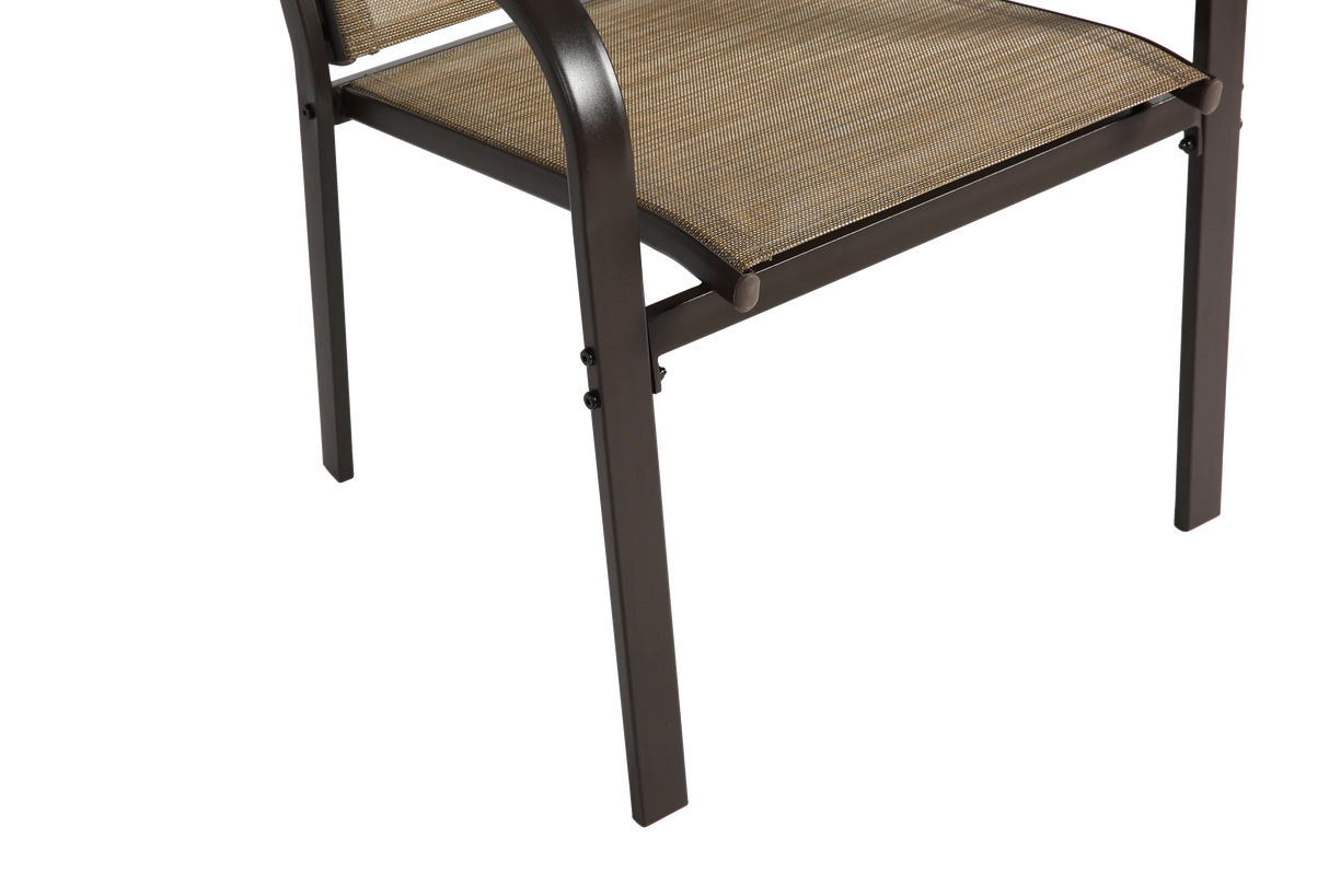 7 Piece Patio Dining Set -Brown - Furniture Home Direct