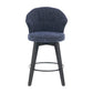 Wing Back Swivel Bar Stools (Set of 2) - Furniture Home Direct