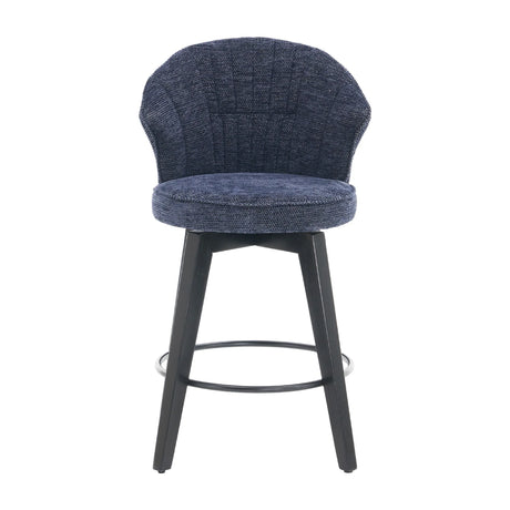 Wing Back Swivel Bar Stools (Set of 2) - Furniture Home Direct